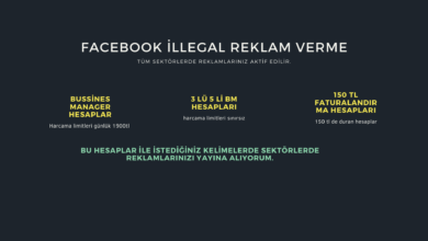 Facebook İllegal Reklam Verme