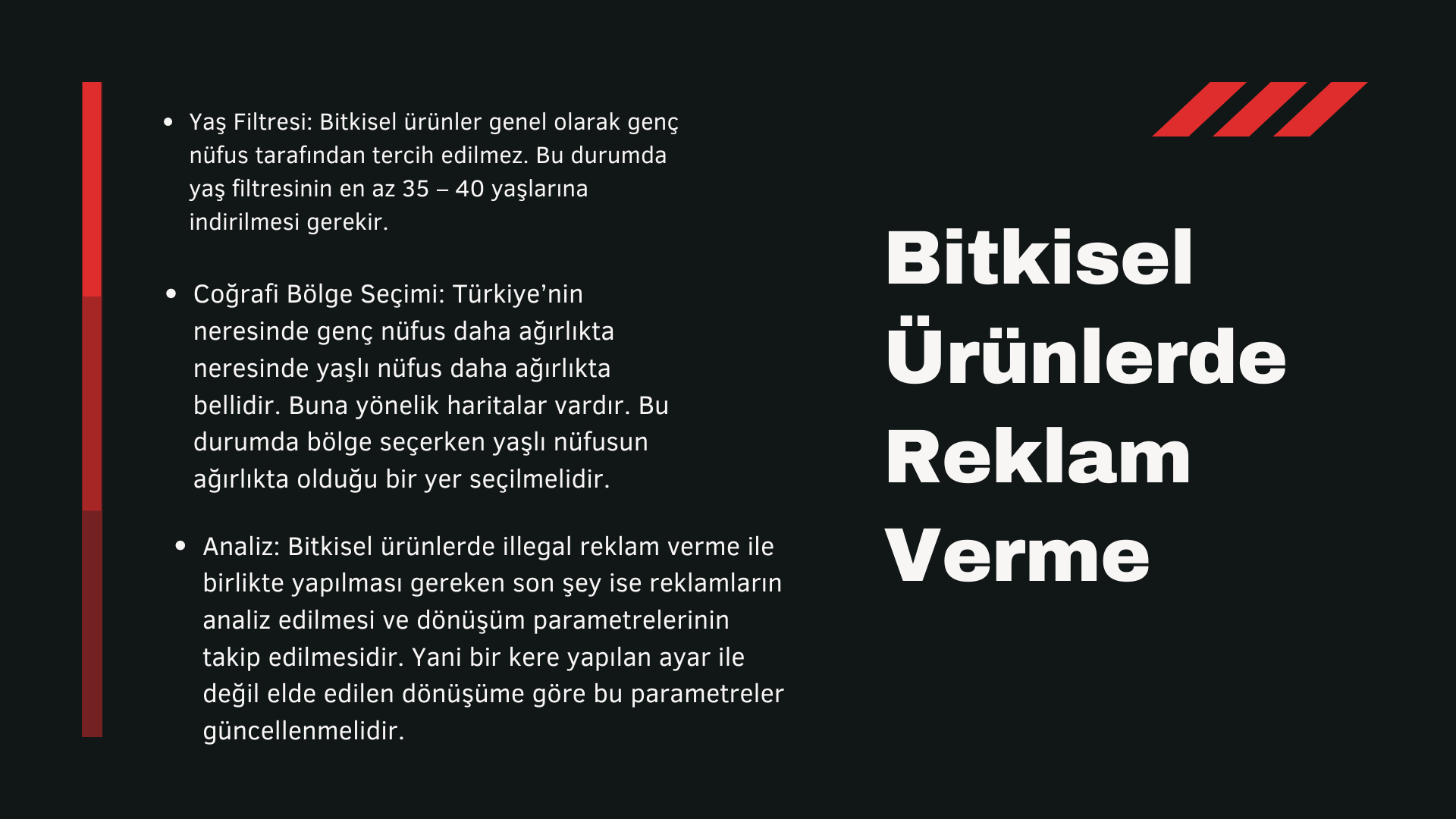 Bitkisel Ürünler Reklam Verme